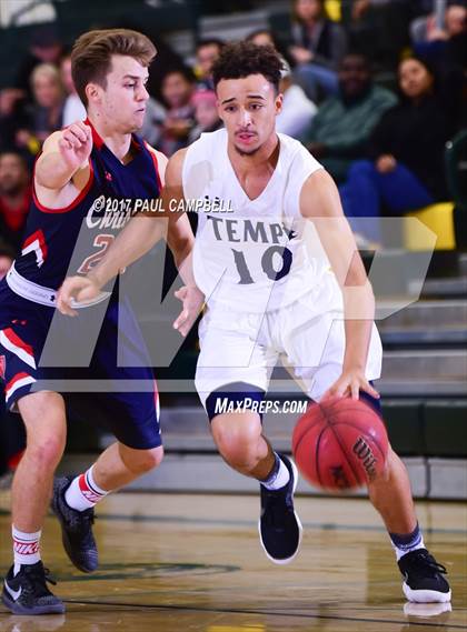 Thumbnail 2 in Scottsdale Christian Academy vs Tempe (Horizon Holiday Hoops Tournament) photogallery.