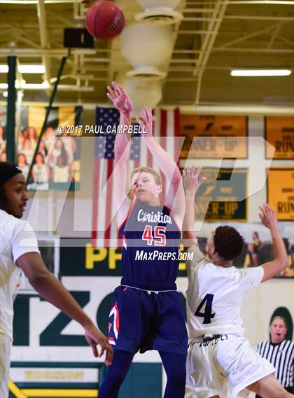 Thumbnail 3 in Scottsdale Christian Academy vs Tempe (Horizon Holiday Hoops Tournament) photogallery.
