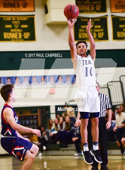 Thumbnail 2 in Scottsdale Christian Academy vs Tempe (Horizon Holiday Hoops Tournament) photogallery.