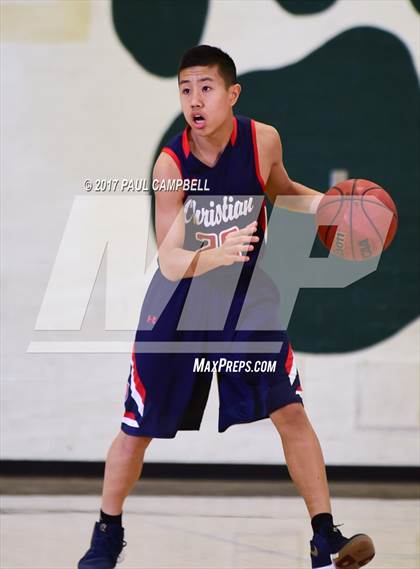 Thumbnail 1 in Scottsdale Christian Academy vs Tempe (Horizon Holiday Hoops Tournament) photogallery.