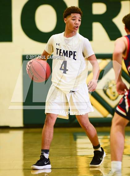 Thumbnail 2 in Scottsdale Christian Academy vs Tempe (Horizon Holiday Hoops Tournament) photogallery.