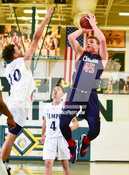 Thumbnail 2 in Scottsdale Christian Academy vs Tempe (Horizon Holiday Hoops Tournament) photogallery.