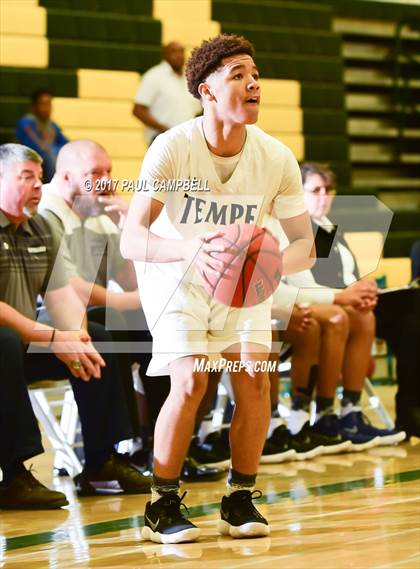 Thumbnail 2 in Scottsdale Christian Academy vs Tempe (Horizon Holiday Hoops Tournament) photogallery.