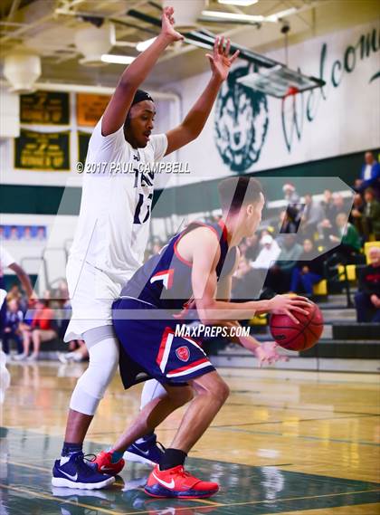 Thumbnail 3 in Scottsdale Christian Academy vs Tempe (Horizon Holiday Hoops Tournament) photogallery.