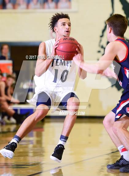 Thumbnail 2 in Scottsdale Christian Academy vs Tempe (Horizon Holiday Hoops Tournament) photogallery.