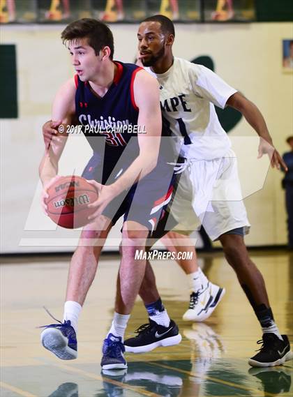 Thumbnail 1 in Scottsdale Christian Academy vs Tempe (Horizon Holiday Hoops Tournament) photogallery.