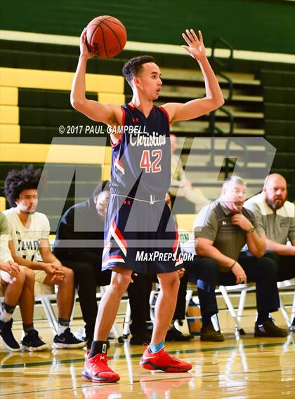 Thumbnail 3 in Scottsdale Christian Academy vs Tempe (Horizon Holiday Hoops Tournament) photogallery.