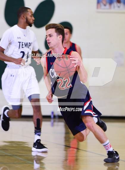 Thumbnail 1 in Scottsdale Christian Academy vs Tempe (Horizon Holiday Hoops Tournament) photogallery.
