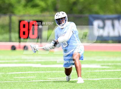 Thumbnail 1 in Canterbury vs Suffield Academy (WNESSLA 7 vs 8 Playoff) photogallery.