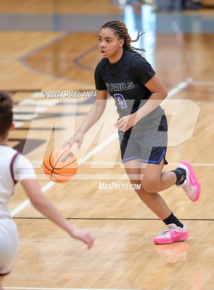 Thumbnail 2 in Lumberton vs. St. Pauls (2023 Robeson County Shootout) photogallery.