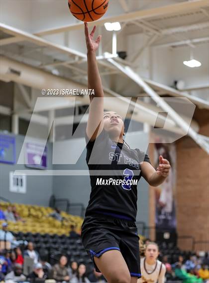 Thumbnail 2 in Lumberton vs. St. Pauls (2023 Robeson County Shootout) photogallery.