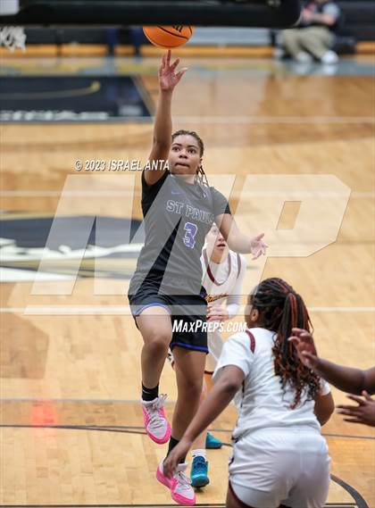 Thumbnail 2 in Lumberton vs. St. Pauls (2023 Robeson County Shootout) photogallery.