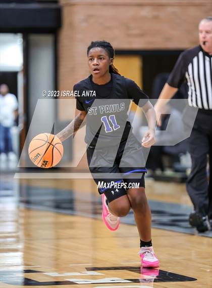 Thumbnail 2 in Lumberton vs. St. Pauls (2023 Robeson County Shootout) photogallery.