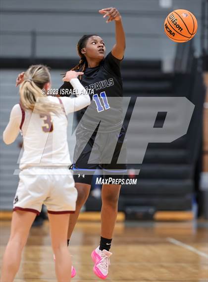 Thumbnail 1 in Lumberton vs. St. Pauls (2023 Robeson County Shootout) photogallery.