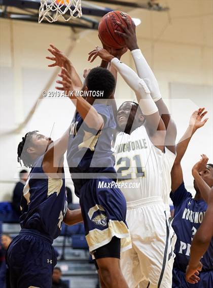 Thumbnail 3 in Rocky Mount Preparatory @ Knightdale (Jordan Falcons MLK Classic) photogallery.