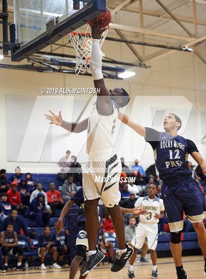 Thumbnail 2 in Rocky Mount Preparatory @ Knightdale (Jordan Falcons MLK Classic) photogallery.