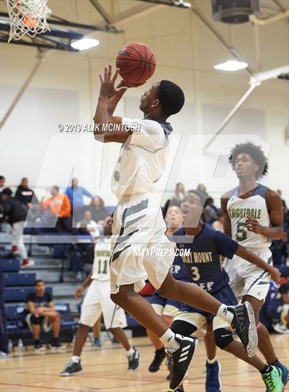 Thumbnail 3 in Rocky Mount Preparatory @ Knightdale (Jordan Falcons MLK Classic) photogallery.