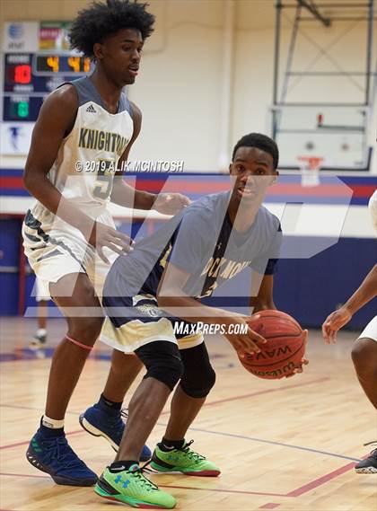 Thumbnail 1 in Rocky Mount Preparatory @ Knightdale (Jordan Falcons MLK Classic) photogallery.