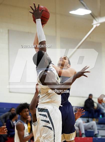Thumbnail 1 in Rocky Mount Preparatory @ Knightdale (Jordan Falcons MLK Classic) photogallery.