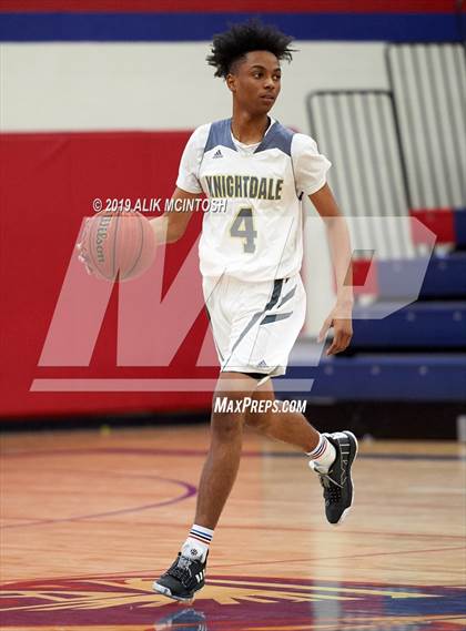 Thumbnail 3 in Rocky Mount Preparatory @ Knightdale (Jordan Falcons MLK Classic) photogallery.