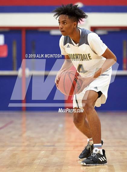 Thumbnail 1 in Rocky Mount Preparatory @ Knightdale (Jordan Falcons MLK Classic) photogallery.