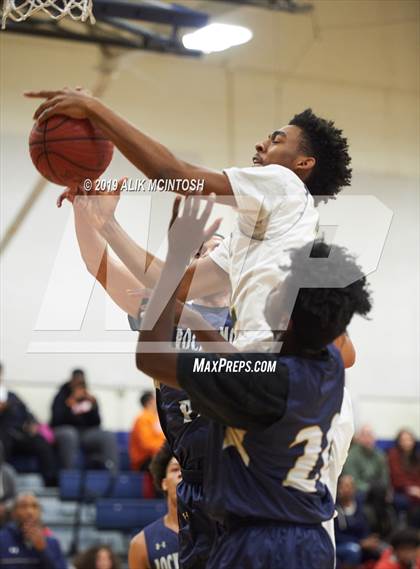 Thumbnail 2 in Rocky Mount Preparatory @ Knightdale (Jordan Falcons MLK Classic) photogallery.