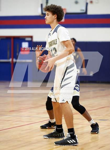 Thumbnail 1 in Rocky Mount Preparatory @ Knightdale (Jordan Falcons MLK Classic) photogallery.