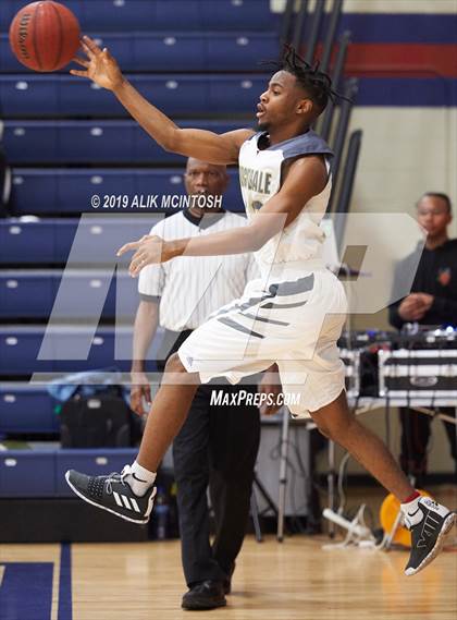 Thumbnail 1 in Rocky Mount Preparatory @ Knightdale (Jordan Falcons MLK Classic) photogallery.