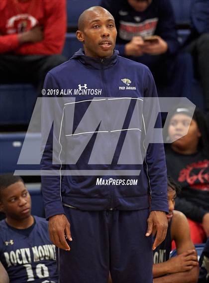 Thumbnail 2 in Rocky Mount Preparatory @ Knightdale (Jordan Falcons MLK Classic) photogallery.