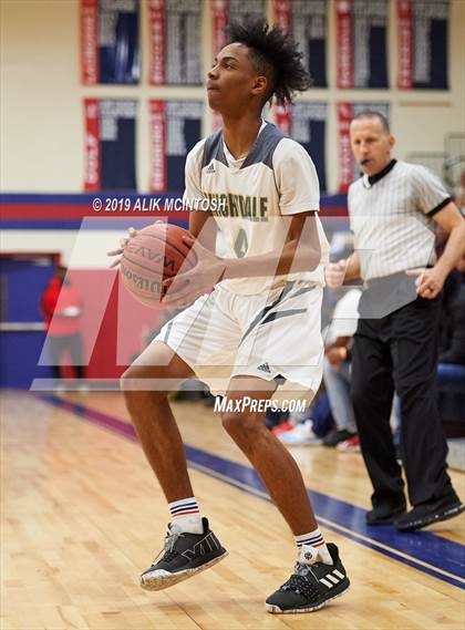 Thumbnail 3 in Rocky Mount Preparatory @ Knightdale (Jordan Falcons MLK Classic) photogallery.