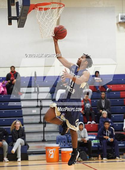 Thumbnail 3 in Rocky Mount Preparatory @ Knightdale (Jordan Falcons MLK Classic) photogallery.