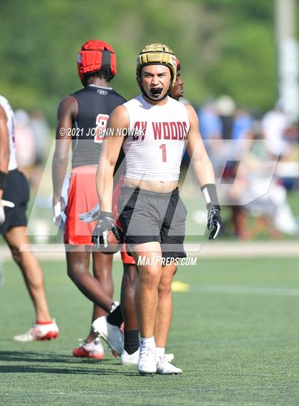 Thumbnail 2 in Cypress Woods v Braswell (Division I - Texas State 7-on-7 Tournament) photogallery.