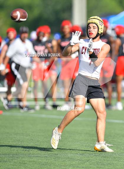 Thumbnail 3 in Cypress Woods v Braswell (Division I - Texas State 7-on-7 Tournament) photogallery.