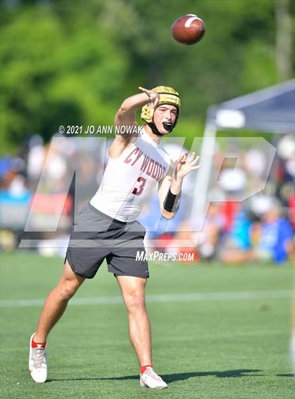 Thumbnail 1 in Cypress Woods v Braswell (Division I - Texas State 7-on-7 Tournament) photogallery.