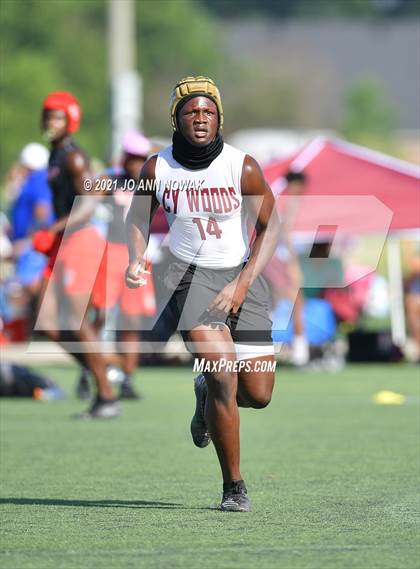 Thumbnail 1 in Cypress Woods v Braswell (Division I - Texas State 7-on-7 Tournament) photogallery.