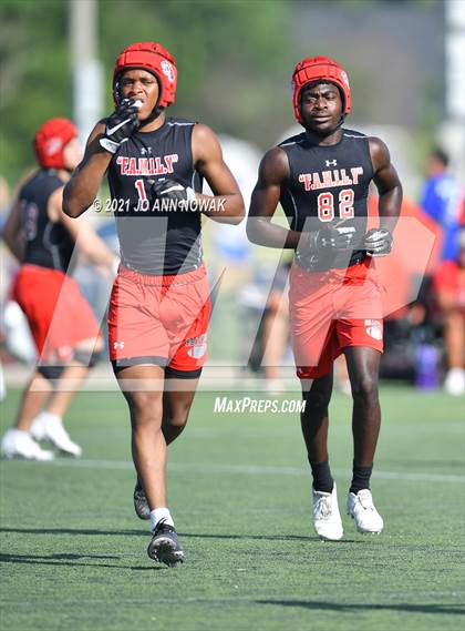 Thumbnail 3 in Cypress Woods v Braswell (Division I - Texas State 7-on-7 Tournament) photogallery.