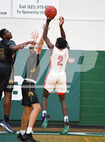 Thumbnail 3 in Peoria vs. Moon Valley (Sunnyslope Hoopsgiving Tournament)  photogallery.