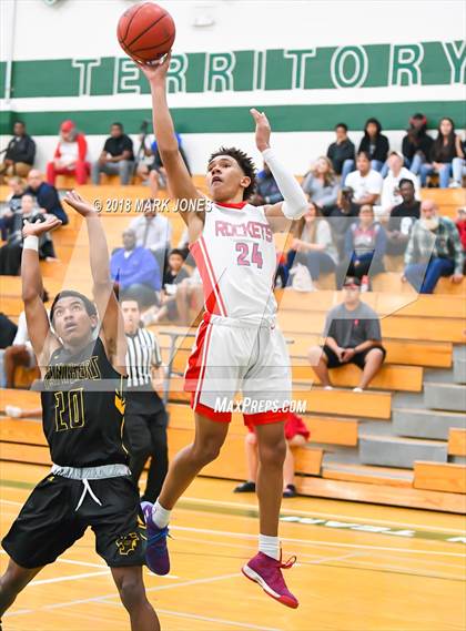 Thumbnail 1 in Peoria vs. Moon Valley (Sunnyslope Hoopsgiving Tournament)  photogallery.