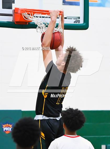 Thumbnail 3 in Peoria vs. Moon Valley (Sunnyslope Hoopsgiving Tournament)  photogallery.