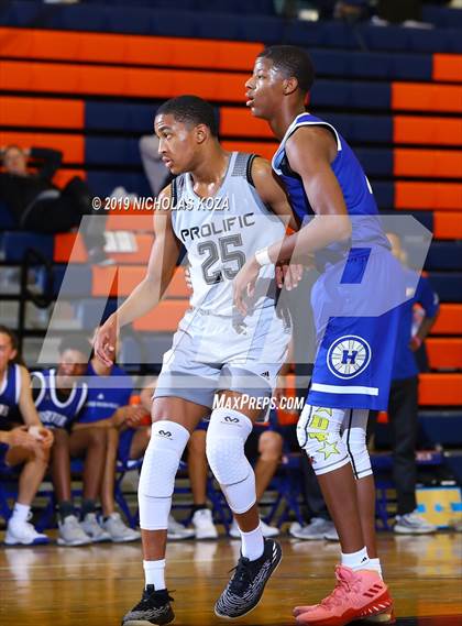 Thumbnail 3 in Prolific Prep of Napa Valley vs. Hillcrest Prep (Tarkanian Classic) photogallery.