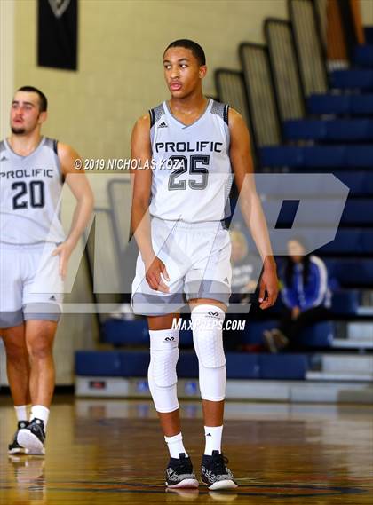 Thumbnail 1 in Prolific Prep of Napa Valley vs. Hillcrest Prep (Tarkanian Classic) photogallery.
