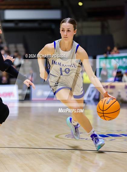 Thumbnail 1 in Immanuel vs. Mendota (CIF CS Basketball Championships D IV) photogallery.