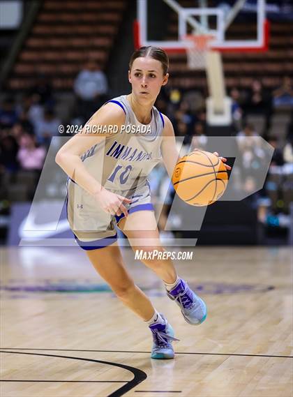 Thumbnail 2 in Immanuel vs. Mendota (CIF CS Basketball Championships D IV) photogallery.