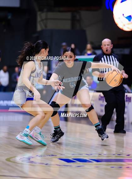 Thumbnail 2 in Immanuel vs. Mendota (CIF CS Basketball Championships D IV) photogallery.