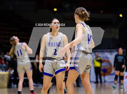 Thumbnail 1 in Immanuel vs. Mendota (CIF CS Basketball Championships D IV) photogallery.