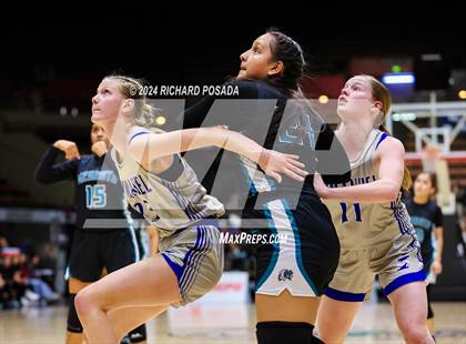 Thumbnail 2 in Immanuel vs. Mendota (CIF CS Basketball Championships D IV) photogallery.