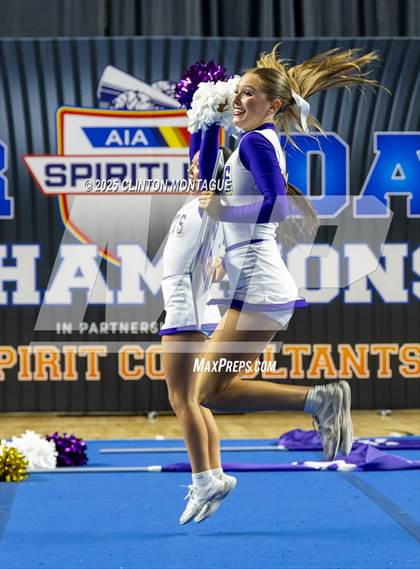 Thumbnail 1 in Notre Dame Prep - Cheer (AIA Division III Final) photogallery.