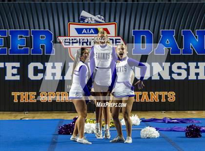 Thumbnail 1 in Notre Dame Prep - Cheer (AIA Division III Final) photogallery.
