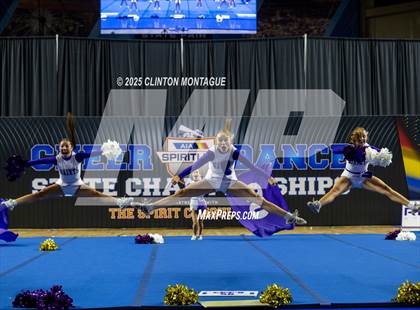Thumbnail 3 in Notre Dame Prep - Cheer (AIA Division III Final) photogallery.
