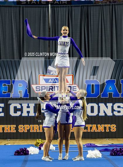 Thumbnail 3 in Notre Dame Prep - Cheer (AIA Division III Final) photogallery.